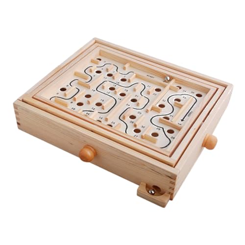 FUNNETOYU Holzperlen Labyrinthspiel Holzspielzeug Balancespiel Lernspiel Puzzle für Jungen Mädchen von und Problemlösung FUNNETOYU Holzperlen Labyrinthspiel Holzspielzeug Balancespiel Lernspiel Puzzle für Jungen Mädchen von und Problemlösung von FUNNETOYU