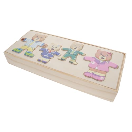 FUNNETOYU Holzpuzzle Ankleidepuzzle Bär Lernspielzeug Holz Tierpuzzle Kreativitätsfördernd Hand Auge Koordination Fördernd für Jungen Mädchen Ab Jahren FUNNETOYU Holzpuzzle Ankleidepuzzle Bär Lernspielzeug Holz Tierpuzzle Kreativitätsfördernd Hand Auge Koordination Fördernd für Jungen Mädchen Ab Jahren von FUNNETOYU