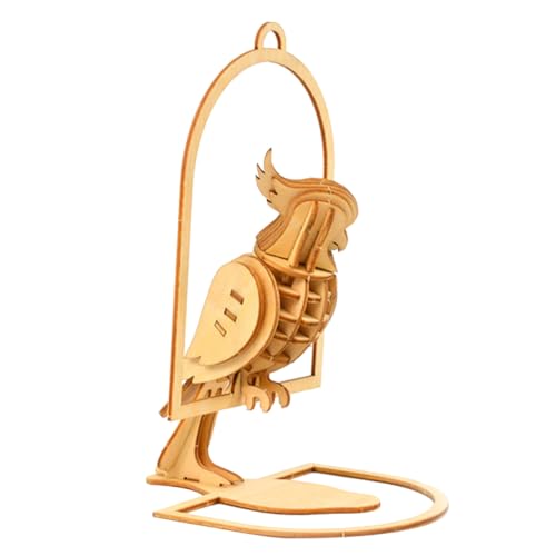 FUNNETOYU Holzpuzzle Parrot Modellspielzeug DIY Bastelspiel für Handgefertigt Pädagogisch Handlich Sichere Holzteile FUNNETOYU Holzpuzzle Parrot Modellspielzeug DIY Bastelspiel für Handgefertigt Pädagogisch Handlich Sichere Holzteile von FUNNETOYU