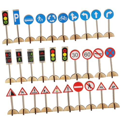 FUNNETOYU Holzspielzeug Verkehrsschilder Teiliges Pädagogisches Lernspielzeug zur Verkehrsschildererkennung Sicher Robust Langlebig für Vorschulkinder Eltern Junge Mädchen interaktion FUNNETOYU Holzspielzeug Verkehrsschilder Teiliges Pädagogisches Lernspielzeug zur Verkehrsschildererkennung Sicher Robust Langlebig für Vorschulkinder Eltern Junge Mädchen interaktion von FUNNETOYU