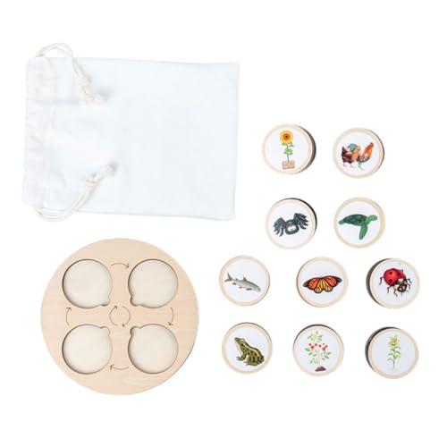 FUNNETOYU Holztiere Lebenszyklus Lernspielzeug mit Hühner Wachstumszyklus Modell Pädagogisches Tierfiguren für Umweltbildung Vermittlung FUNNETOYU Holztiere Lebenszyklus Lernspielzeug mit Hühner Wachstumszyklus Modell Pädagogisches Tierfiguren für Umweltbildung Vermittlung von FUNNETOYU