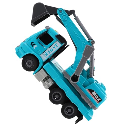 FUNNETOYU Inertial Bagger mit Musik und Licht Blaues Baustellenfahrzeug Sicherer Kunststoff Detailreiches Engineering Modell für Jungen und Mädchen Ab Jahren Praktisches Lernspielzeug FUNNETOYU Inertial Bagger mit Musik und Licht Blaues Baustellenfahrzeug Sicherer Kunststoff Detailreiches Engineering Modell für Jungen und Mädchen Ab Jahren Praktisches Lernspielzeug von FUNNETOYU