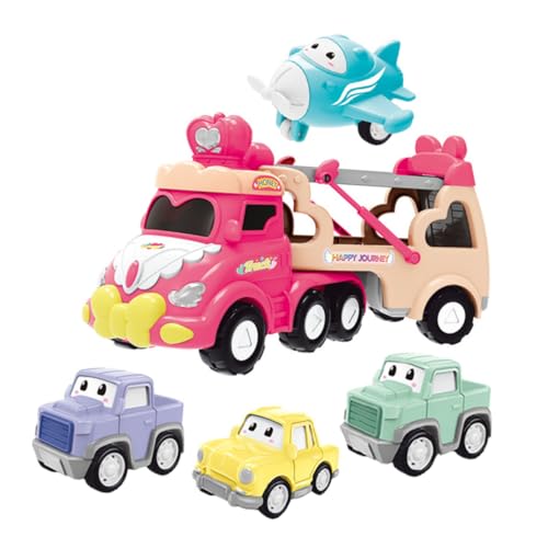 FUNNETOYU Inertiales LKW für Mädchen Pädagogisches Zugauto Farbenfroher Pull Back Truck ohne Batterie Sicherer Fahrzeug Spaß für Lernspielzeug FUNNETOYU Inertiales LKW für Mädchen Pädagogisches Zugauto Farbenfroher Pull Back Truck ohne Batterie Sicherer Fahrzeug Spaß für Lernspielzeug von FUNNETOYU