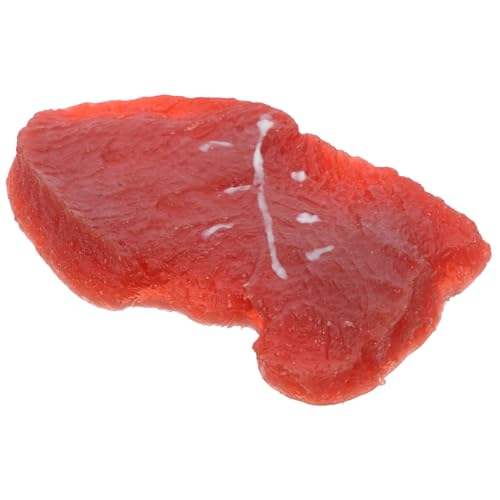 FUNNETOYU Künstliche Rindfleisch Attrappe PVC Realistische Lebensmittel Lebensecht Gefälschtes Steak Kinderfreundlich Dekorieren von Küche Laden Party Restaurant FUNNETOYU Künstliche Rindfleisch Attrappe PVC Realistische Lebensmittel Lebensecht Gefälschtes Steak Kinderfreundlich Dekorieren von Küche Laden Party Restaurant von FUNNETOYU
