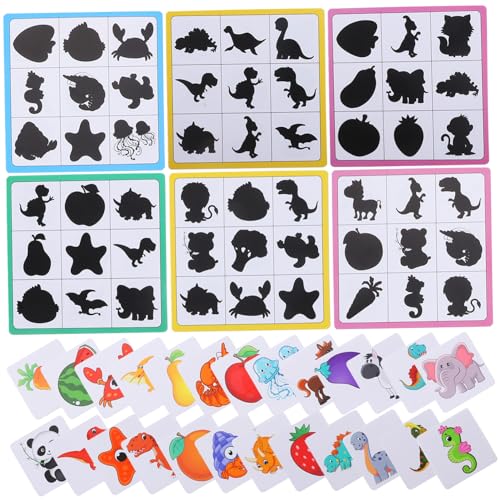 FUNNETOYU Lernspielzeug Holzpuzzle Schatten Zuordnungsspielzeug Hand Auge Koordination Fördern Pädagogisches Puzzle für Vorschulkinder Sicher Glatt Ohne Verletzungsrisiko FUNNETOYU Lernspielzeug Holzpuzzle Schatten Zuordnungsspielzeug Hand Auge Koordination Fördern Pädagogisches Puzzle für Vorschulkinder Sicher Glatt Ohne Verletzungsrisiko von FUNNETOYU