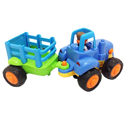 FUNNETOYU Lernspielzeug für kindertraktoren Tractor for für Kleinkinder einsatzfahrzeuge spielzeuge kinderspielzeug Spielzeugfahrzeug Toys Cars Blue von FUNNETOYU