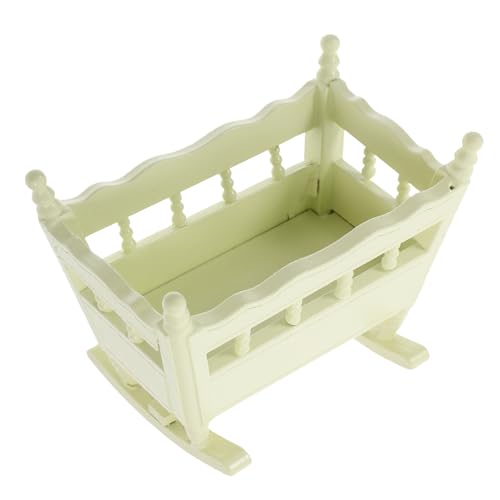 FUNNETOYU Mini Möbel Wiege Puppe winzig -Babytrage Mini-Möbelverzierung Miniatur-Möbelbett Mini House Accessory Miniaturbettmodell Dollhouse Schlafzimmermöbel Birke Hellgrün FUNNETOYU Mini Möbel Wiege Puppe winzig -Babytrage Mini-Möbelverzierung Miniatur-Möbelbett Mini House Accessory Miniaturbettmodell Dollhouse Schlafzimmermöbel Birke Hellgrün von FUNNETOYU