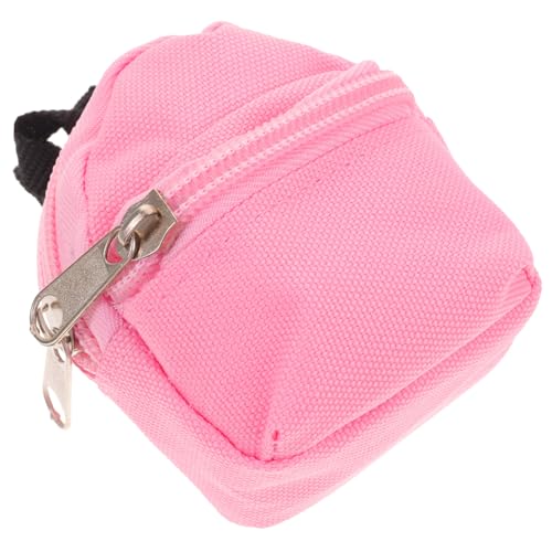 FUNNETOYU Mini Puppenrucksack aus Stabilem Polyester Kleiner Dekorativer Rucksack für Bjd Puppen Detailreich Verarbeitet Rosa Mini Rucksack als Puppenzubehör und Miniatur Wohnaccessoire FUNNETOYU Mini Puppenrucksack aus Stabilem Polyester Kleiner Dekorativer Rucksack für Bjd Puppen Detailreich Verarbeitet Rosa Mini Rucksack als Puppenzubehör und Miniatur Wohnaccessoire von FUNNETOYU