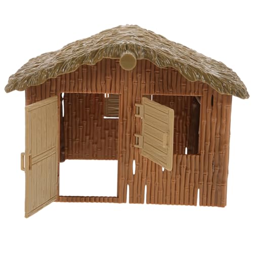 FUNNETOYU Miniatur Bauernhof Haus Modell Kunststoff Robustes Landschaftsdekor für Garten Balkon Schreibtisch Kleine Landhaus Figurine FUNNETOYU Miniatur Bauernhof Haus Modell Kunststoff Robustes Landschaftsdekor für Garten Balkon Schreibtisch Kleine Landhaus Figurine von FUNNETOYU