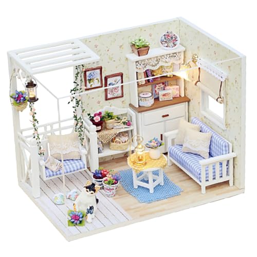 FUNNETOYU Miniatur DIY Haus Bausatz Kleine Hütte Modellspielzeug zum Selberbauen aus Holz Kreatives Sicheres Bastelspielzeug für Familien Fördert Fantasie und Gemeinsames FUNNETOYU Miniatur DIY Haus Bausatz Kleine Hütte Modellspielzeug zum Selberbauen aus Holz Kreatives Sicheres Bastelspielzeug für Familien Fördert Fantasie und Gemeinsames von FUNNETOYU
