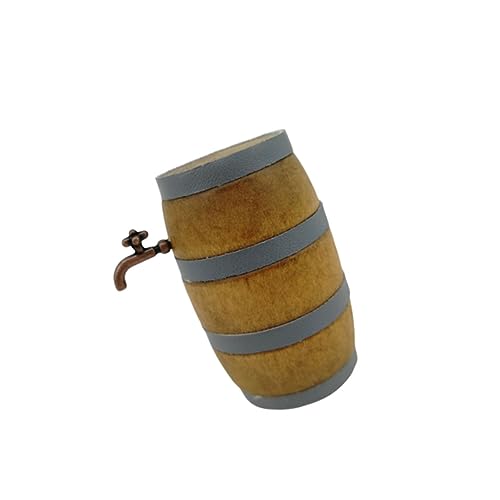 FUNNETOYU Miniatur Holzfass mit Wasserhahn Kleines Holzbarrel als Puppenhaus Deko Stabiles Leichtes Holzornament für Micro Welt und Foto Requisiten Langlebiges Modell für Tischdeko FUNNETOYU Miniatur Holzfass mit Wasserhahn Kleines Holzbarrel als Puppenhaus Deko Stabiles Leichtes Holzornament für Micro Welt und Foto Requisiten Langlebiges Modell für Tischdeko von FUNNETOYU