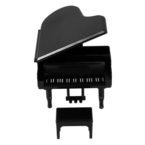 FUNNETOYU Miniatur Klavier und Stuhl Set für Puppenhaus Dekoration Vintage Design Realistische Musikinstrumente für Kreative Szenen und Fotorequisiten Langlebig und Wiederverwendbar FUNNETOYU Miniatur Klavier und Stuhl Set für Puppenhaus Dekoration Vintage Design Realistische Musikinstrumente für Kreative Szenen und Fotorequisiten Langlebig und Wiederverwendbar von FUNNETOYU