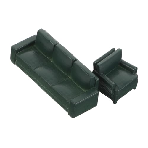 FUNNETOYU Miniatur Sofa Modell Grün Realistisches Puppenhaus Möbel Zubehör Leichtes Tragbares Miniatur Wohnzimmermöbel für DIY Projekte und Kreative Fotografie FUNNETOYU Miniatur Sofa Modell Grün Realistisches Puppenhaus Möbel Zubehör Leichtes Tragbares Miniatur Wohnzimmermöbel für DIY Projekte und Kreative Fotografie von FUNNETOYU