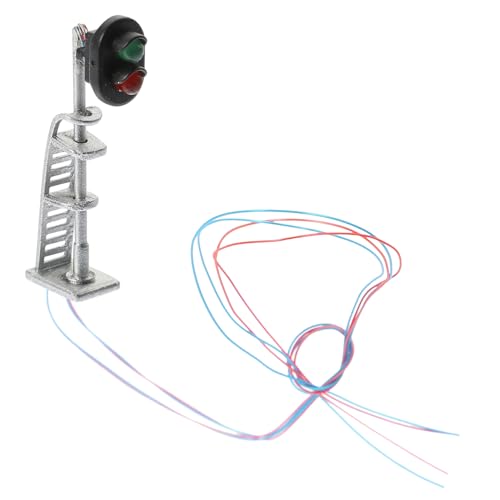 FUNNETOYU Miniatur Verkehrsampel Modellbahn Zubehör Sandtisch DIY Signal Ornament Realistisches Mikro landschaftsdekor für Outdoor und Zuglandschaften FUNNETOYU Miniatur Verkehrsampel Modellbahn Zubehör Sandtisch DIY Signal Ornament Realistisches Mikro landschaftsdekor für Outdoor und Zuglandschaften von FUNNETOYU