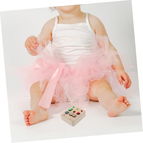 FUNNETOYU Montessori Holz Busy Board mit LED schaltern Lernspielzeug für Frühkindlichen Motorischer Fähigkeiten und Koordination Bunt Sicher Tragbar FUNNETOYU Montessori Holz Busy Board mit LED schaltern Lernspielzeug für Frühkindlichen Motorischer Fähigkeiten und Koordination Bunt Sicher Tragbar von FUNNETOYU