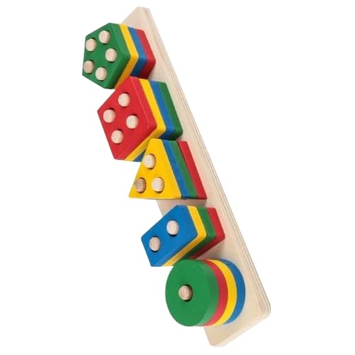 FUNNETOYU Montessori Holz Steckspiel Teiliges Bunte Formen Sortierspielzeug für Kleinkinder Jahre zur Frühkindlichen von Farben Formen und Greiffähigkeit FUNNETOYU Montessori Holz Steckspiel Teiliges Bunte Formen Sortierspielzeug für Kleinkinder Jahre zur Frühkindlichen von Farben Formen und Greiffähigkeit von FUNNETOYU