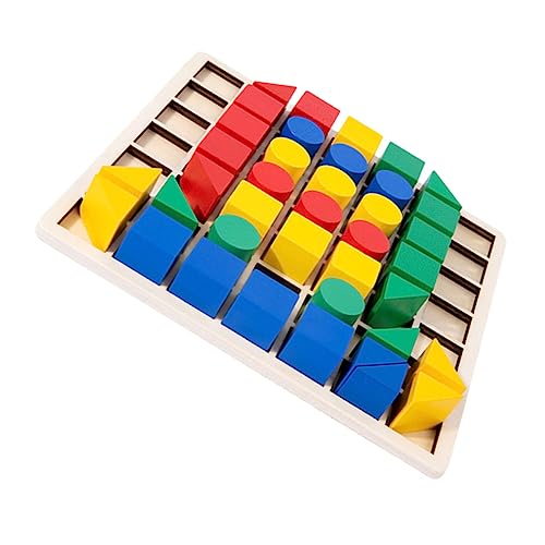 FUNNETOYU Montessori Holzpuzzle Geometrische Sortierblöcke Lernspielzeug für Kleinkinder Farben Formen Kreativität und Feinmotorik Ab Jahren FUNNETOYU Montessori Holzpuzzle Geometrische Sortierblöcke Lernspielzeug für Kleinkinder Farben Formen Kreativität und Feinmotorik Ab Jahren von FUNNETOYU