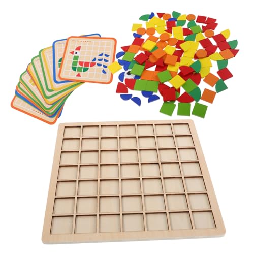 FUNNETOYU Montessori Holzpuzzle Teiliges Muster Blöcke aus Sicherem Holz Vielfältige Geometrische Formen Fördert Formenerkennung Feinmotorik und Kreatives Lernen FUNNETOYU Montessori Holzpuzzle Teiliges Muster Blöcke aus Sicherem Holz Vielfältige Geometrische Formen Fördert Formenerkennung Feinmotorik und Kreatives Lernen von FUNNETOYU