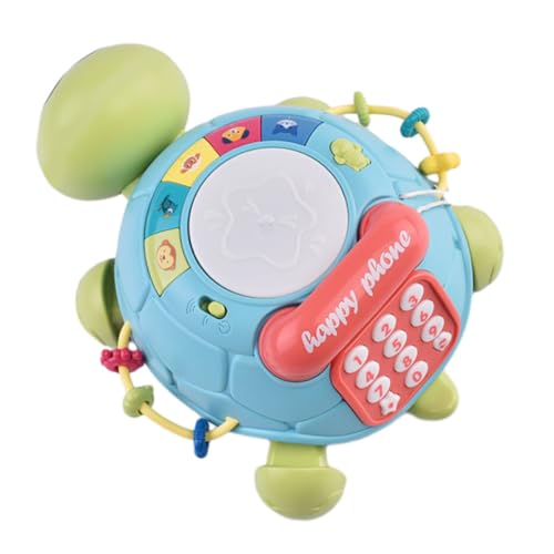 FUNNETOYU Musikspielzeug Krabbelnde Schildkröte Lernspielzeug mit Telefonfunktion Frühkindliche Entwicklung Motorik für Junge Mädchen und Kleinkinder FUNNETOYU Musikspielzeug Krabbelnde Schildkröte Lernspielzeug mit Telefonfunktion Frühkindliche Entwicklung Motorik für Junge Mädchen und Kleinkinder von FUNNETOYU