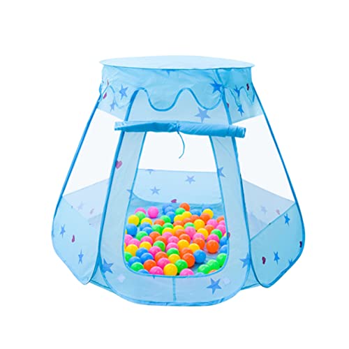 FUNNETOYU Ozeankugelzelt für Tent zelte Tent for spielezelt kinderzelte Indoor Kinderspielhaus für drinnen Spielhaus für Hexagon Kinderspielzelt Blue von FUNNETOYU