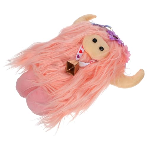 FUNNETOYU Plüsch Kuh Kuscheltier Realistische Farm Tier Deko Weiches Langlebiges Plüschmaterial Kuscheliges für Warmes Atmosphärisches Wohnaccessoire Rosa FUNNETOYU Plüsch Kuh Kuscheltier Realistische Farm Tier Deko Weiches Langlebiges Plüschmaterial Kuscheliges für Warmes Atmosphärisches Wohnaccessoire Rosa von FUNNETOYU