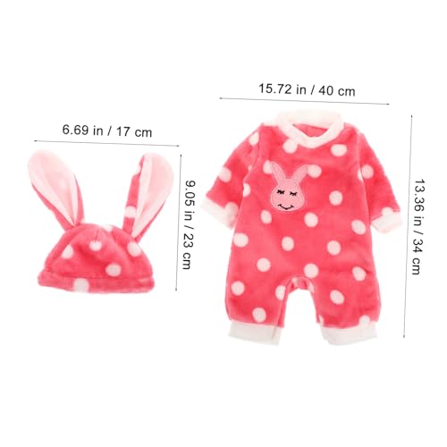 FUNNETOYU Plüsch Puppenkleidung Puppe Jumpsuit Sanft Atmungsaktiv Niedlich Strapazierfähig Für Mädchen Realistische Puppenaccessoires FUNNETOYU Plüsch Puppenkleidung Puppe Jumpsuit Sanft Atmungsaktiv Niedlich Strapazierfähig Für Mädchen Realistische Puppenaccessoires von FUNNETOYU