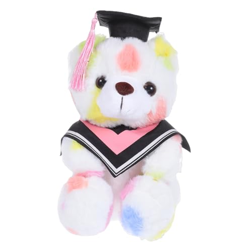 FUNNETOYU Plüschbär Abschlussfeier Dekorativer Kuscheltier Bär mit Doktorhut Weiches Stofftier für Abschlussfeier und Wohnkultur Kleines Abschlussgeschenk Komfortables zur Graduierung FUNNETOYU Plüschbär Abschlussfeier Dekorativer Kuscheltier Bär mit Doktorhut Weiches Stofftier für Abschlussfeier und Wohnkultur Kleines Abschlussgeschenk Komfortables zur Graduierung von FUNNETOYU