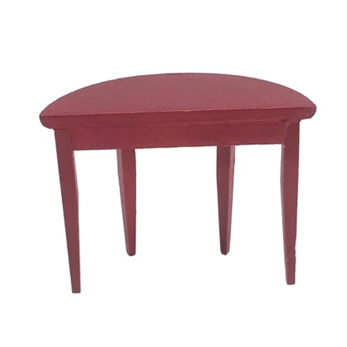 FUNNETOYU Puppenhaus-Minimöbel Tisch Miniatur klein hölzern rot FUNNETOYU Puppenhaus-Minimöbel Tisch Miniatur klein hölzern rot von FUNNETOYU