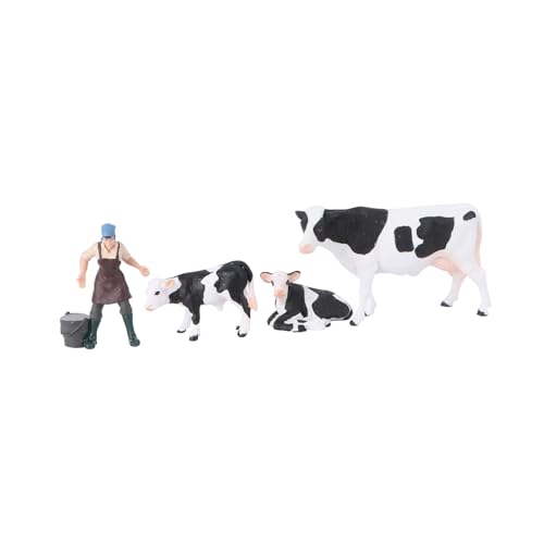 FUNNETOYU Realistisches Kuhmodell Tierfigur Bauernhoftiere Deko Fein Gearbeitet Lebensecht für Kinderzimmer und Lernspielzeug FUNNETOYU Realistisches Kuhmodell Tierfigur Bauernhoftiere Deko Fein Gearbeitet Lebensecht für Kinderzimmer und Lernspielzeug von FUNNETOYU