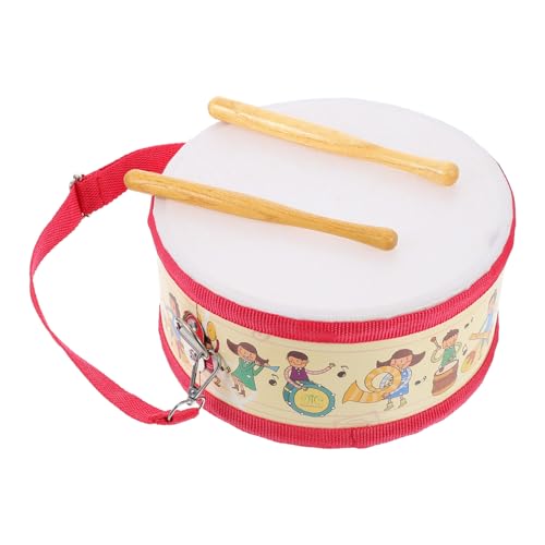 FUNNETOYU Schlagzeug Doppel Seiten Trommel Musikinstrument Lernspielzeug Bunte Handtrommel für Frühe Konzentration und Musikalische Entwicklung FUNNETOYU Schlagzeug Doppel Seiten Trommel Musikinstrument Lernspielzeug Bunte Handtrommel für Frühe Konzentration und Musikalische Entwicklung von FUNNETOYU