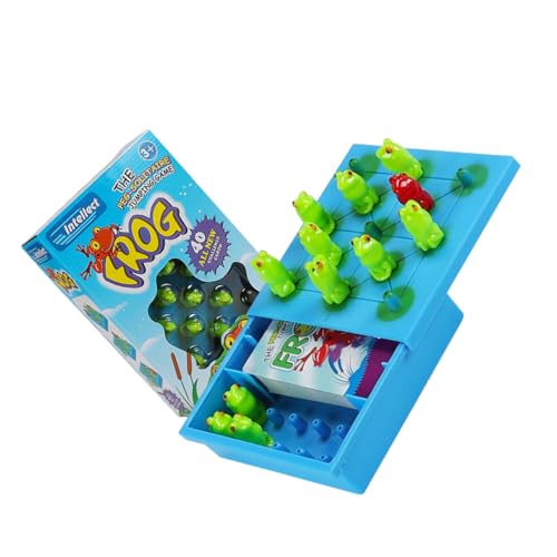 FUNNETOYU Spielbrettspiel Frosch Springen Denkspiel Intelligenzspielzeug für Kleinkinder Frühpädagogisches Lernspiel zur Kreativität und Feinmotorik FUNNETOYU Spielbrettspiel Frosch Springen Denkspiel Intelligenzspielzeug für Kleinkinder Frühpädagogisches Lernspiel zur Kreativität und Feinmotorik von FUNNETOYU