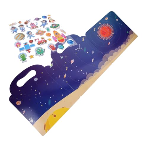 FUNNETOYU Stickerbuch mit Wiederverwendbaren Bunten Cartoon Aufklebern Tragbar mit Griff und Aufbewahrung für DIY Fenster Wasserbecher Drinnen und Draußen Pädagogisch für Jungen und Mädchen FUNNETOYU Stickerbuch mit Wiederverwendbaren Bunten Cartoon Aufklebern Tragbar mit Griff und Aufbewahrung für DIY Fenster Wasserbecher Drinnen und Draußen Pädagogisch für Jungen und Mädchen von FUNNETOYU