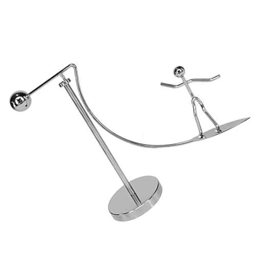 FUNNETOYU Surfer männchen aus Rotierender Schaukel Tumbler für Büro und Schreibtischdekoration Physikalisches Lernspielzeug zur Demonstration von Kraft Energieerhaltung als Geschenk zu FUNNETOYU Surfer männchen aus Rotierender Schaukel Tumbler für Büro und Schreibtischdekoration Physikalisches Lernspielzeug zur Demonstration von Kraft Energieerhaltung als Geschenk zu von FUNNETOYU