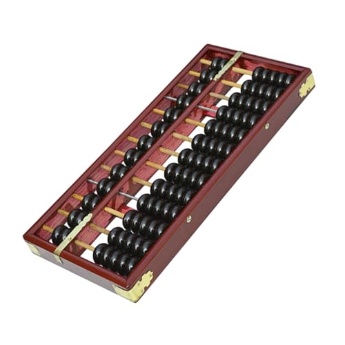 FUNNETOYU Traditioneller Rechenrahmen aus Holz mit Perlen Leichtes Vintage zählrahmen Lernwerkzeug für Erwachsene Dekoratives Rechenhilfsmittel für Schule und Büro FUNNETOYU Traditioneller Rechenrahmen aus Holz mit Perlen Leichtes Vintage zählrahmen Lernwerkzeug für Erwachsene Dekoratives Rechenhilfsmittel für Schule und Büro von FUNNETOYU