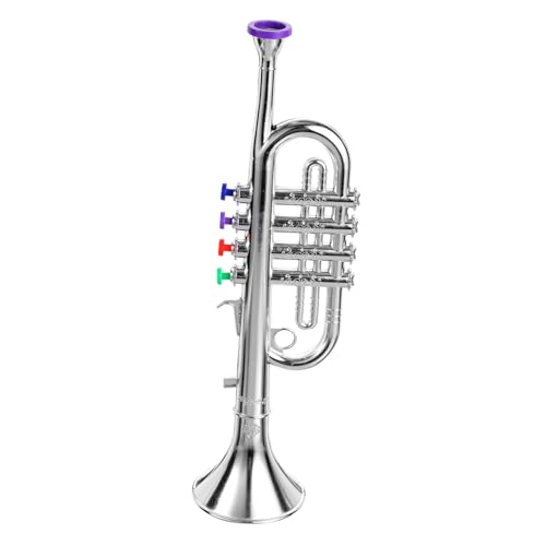 FUNNETOYU Trompete aus Robustem Material Kreatives Musikinstrument für Junge Mädchen und Jungen Pädagogisch Wertvolles Lustiges Blasinstrument Fördert Musikalische Entwicklung und FUNNETOYU Trompete aus Robustem Material Kreatives Musikinstrument für Junge Mädchen und Jungen Pädagogisch Wertvolles Lustiges Blasinstrument Fördert Musikalische Entwicklung und von FUNNETOYU