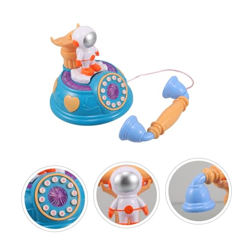 FUNNETOYU Vintage Astronaut Kindertelefon mit Lichteffekten und Musik Drehbar Pädagogisch für Kleinkinder Interaktives Lernspielzeug für Zuhause und Kindergarten Lernhilfe Zahlen Farben FUNNETOYU Vintage Astronaut Kindertelefon mit Lichteffekten und Musik Drehbar Pädagogisch für Kleinkinder Interaktives Lernspielzeug für Zuhause und Kindergarten Lernhilfe Zahlen Farben von FUNNETOYU