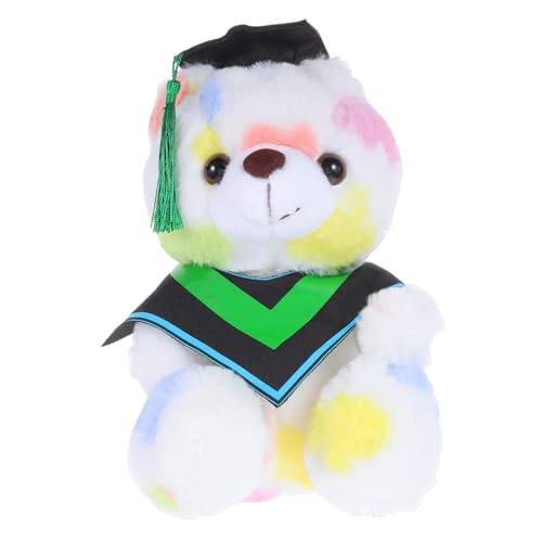 FUNNETOYU Weicher Plüschbär mit Doktorhut Plüschspielzeug für Abschlussfeier Niedliche und Bequeme Dekoration für Zuhause für Absolventen und Schulanfänger FUNNETOYU Weicher Plüschbär mit Doktorhut Plüschspielzeug für Abschlussfeier Niedliche und Bequeme Dekoration für Zuhause für Absolventen und Schulanfänger von FUNNETOYU