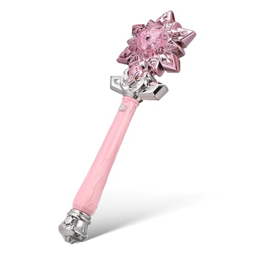 FUNNETOYU Zauberstab sprühen Musical klein Spielzeugstab Prinzessin Zauberstab aus Schneeflockenstab leuchten aufleuchten für Mädchen Musikspielzeug Plastik Rosa FUNNETOYU Zauberstab sprühen Musical klein Spielzeugstab Prinzessin Zauberstab aus Schneeflockenstab leuchten aufleuchten für Mädchen Musikspielzeug Plastik Rosa von FUNNETOYU