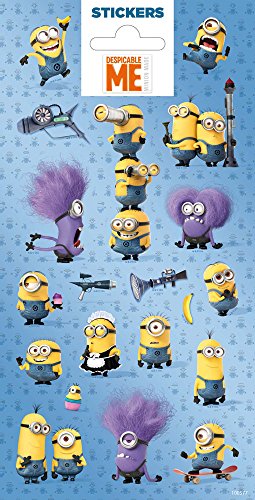 FUNNY PRODUCTS 100577 Despicable Me/Minions 3D-Aufkleber Ich-Einfach unverbesserlich, Multicolore von FUNNY PRODUCTS