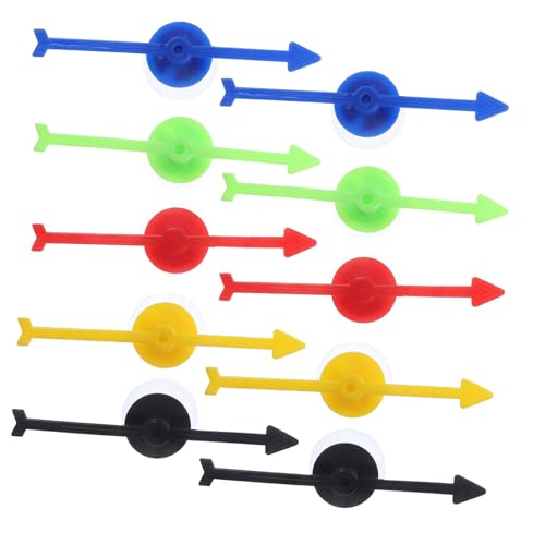 FUNOMOCYA 10 Stück Teiliges Bunter Pfeilförmige Saugnäpfe Spielzubehör für Brettspiele Drehspiele Langlebig Kompakt Wiederverwendbar für Partys Events Familien und Kommerzielle Unterhaltung FUNOMOCYA 10 Stück Teiliges Bunter Pfeilförmige Saugnäpfe Spielzubehör für Brettspiele Drehspiele Langlebig Kompakt Wiederverwendbar für Partys Events Familien und Kommerzielle Unterhaltung von FUNOMOCYA
