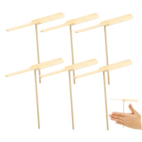 FUNOMOCYA 10 Teiliges Holz Dragonfly für Handgespielter Fliegender Propeller Robustes Outdoor Koordination und Geschicklichkeit für Mädchen und Jungen FUNOMOCYA 10 Teiliges Holz Dragonfly für Handgespielter Fliegender Propeller Robustes Outdoor Koordination und Geschicklichkeit für Mädchen und Jungen von FUNOMOCYA