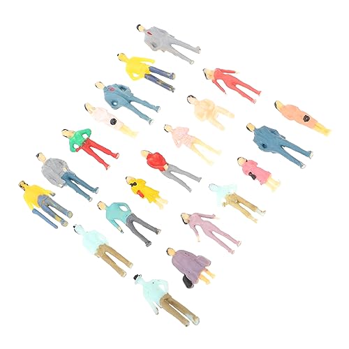 FUNOMOCYA 100 STK Charaktermodell Miniaturfiguren Spielzeug modellbahn Leute Figur Mini-Züge schaufensterpuppe maneküre- Set Mini-Menschenmodelle Menschenmodelle auf dem Sandtisch Plastik von FUNOMOCYA