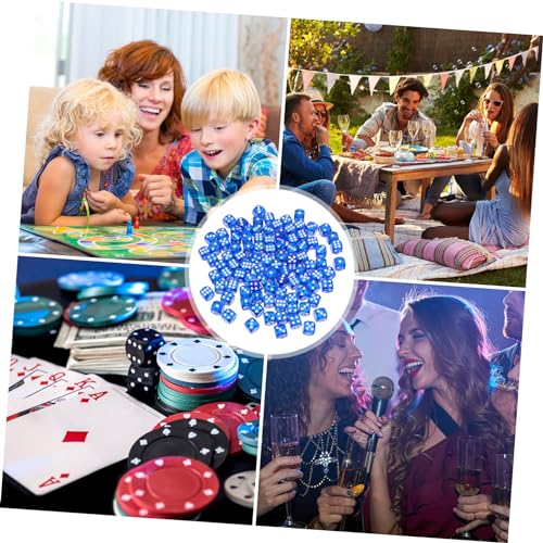 FUNOMOCYA 100stücke Acryl Spielwürfel Würfel Für Brettspiele Party Requisiten Kleine Würfel Spielwürfel Spielrequisiten Unterhaltungswürfel FUNOMOCYA 100stücke Acryl Spielwürfel Würfel Für Brettspiele Party Requisiten Kleine Würfel Spielwürfel Spielrequisiten Unterhaltungswürfel von FUNOMOCYA