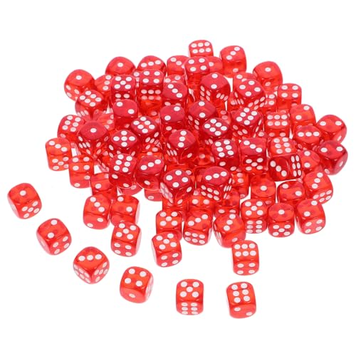 FUNOMOCYA 100 Stück Acryl Würfelspielwürfel Mehrseitig Farbige Kristallwürfel Partyzubehör Spielwürfel Partydeko Für Brettspiele Ktv Bars FUNOMOCYA 100 Stück Acryl Würfelspielwürfel Mehrseitig Farbige Kristallwürfel Partyzubehör Spielwürfel Partydeko Für Brettspiele Ktv Bars von FUNOMOCYA