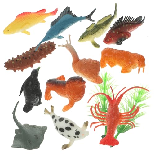 FUNOMOCYA 12 Stück Teiliges Mini Meerestiere Modellset aus Leichtem Kunststoff Realistische Meeresfiguren für Pädagogisches Lernspielzeug Kreativität und Wahrnehmung für Dekoration und FUNOMOCYA 12 Stück Teiliges Mini Meerestiere Modellset aus Leichtem Kunststoff Realistische Meeresfiguren für Pädagogisches Lernspielzeug Kreativität und Wahrnehmung für Dekoration und von FUNOMOCYA