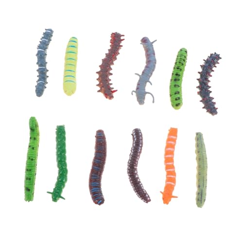FUNOMOCYA 12 Stück Teiliges Realistische Raupen Sicherem Material Lustige Scherzartikel und Pädagogisches Insektenmodell Partyzubehör und Lernspielzeug Zufällige Farbe Zufällige Farbe FUNOMOCYA 12 Stück Teiliges Realistische Raupen Sicherem Material Lustige Scherzartikel und Pädagogisches Insektenmodell Partyzubehör und Lernspielzeug Zufällige Farbe Zufällige Farbe von FUNOMOCYA