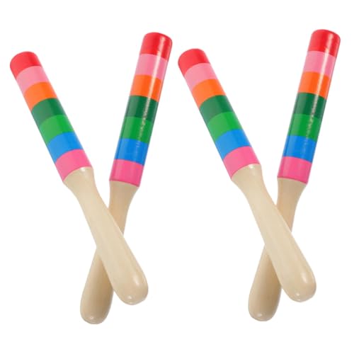 FUNOMOCYA 2 Paare Bunte Holz rhythmussticks für Sicher Abgerundete Kanten Pädagogisches Schlaginstrument Rhythmusgefühl und Kreativität Musikspielzeug für Kleinkinder FUNOMOCYA 2 Paare Bunte Holz rhythmussticks für Sicher Abgerundete Kanten Pädagogisches Schlaginstrument Rhythmusgefühl und Kreativität Musikspielzeug für Kleinkinder von FUNOMOCYA