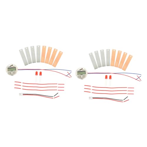 FUNOMOCYA 2 Sätze Obstbatterie Experiment Kartoffeluhrbausatz Wissenschaftliches Experiment Obstbatterie Kartoffelbatterie Kit Elektronische Uhr Lernspielzeug Wissenschaftsspielzeug von FUNOMOCYA