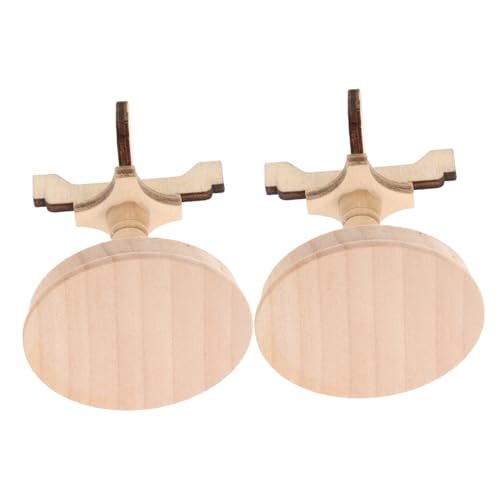 FUNOMOCYA 2 Stück Miniatur Holz Beistelltisch Rund Natürliches Design Leicht Transportierbar Für Wohnzimmer Dekoration Kreatives Spiel FUNOMOCYA 2 Stück Miniatur Holz Beistelltisch Rund Natürliches Design Leicht Transportierbar Für Wohnzimmer Dekoration Kreatives Spiel von FUNOMOCYA