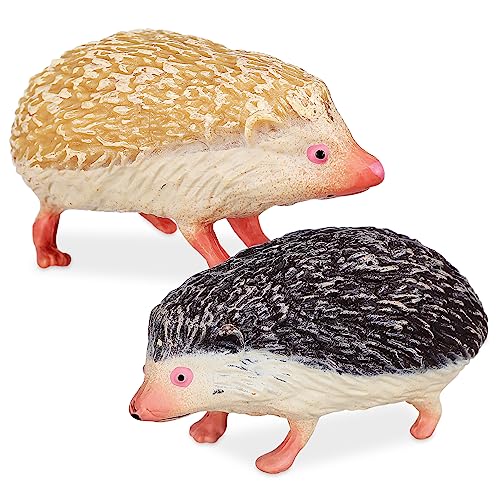 FUNOMOCYA 2 Stück Simulierter Igel Dekorative Ornamente Simulation Igel Dekoration Igel Tierfigur Igel Figur Igel Ornament Igel Dekoration Mini Igel Modell von FUNOMOCYA